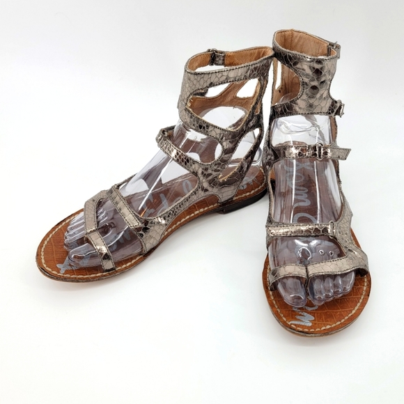 SAM EDELMAN GLADIATOR SANDALS. - Picture 6 of 7